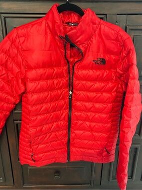 The North Face Red Puffer Jacket